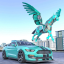 US Police Transform Robot Car Unicorn Flying Horse 1.9.4