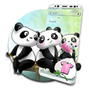 Cute Panda Love Theme Launcher 1.1.1